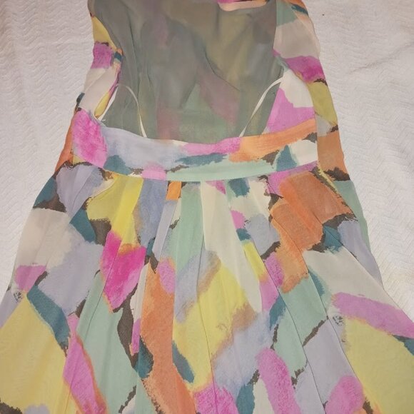 RACHEL Rachel Roy Pink Orange Halter Sundress - Picture 12 of 15